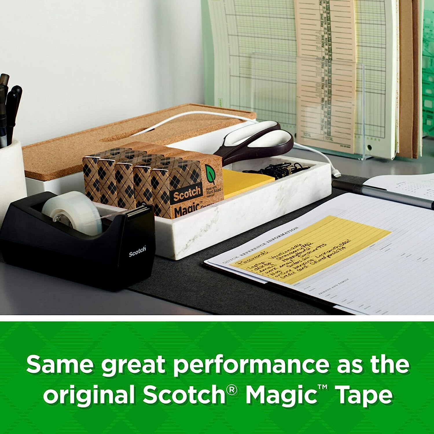 Scotch Magic Greener Tape, 10 Rolls, Numerous Applications, Invisible, Engineered for Repairing, 3/4 x 900 Inches, Boxed (812-10P) - Image 3